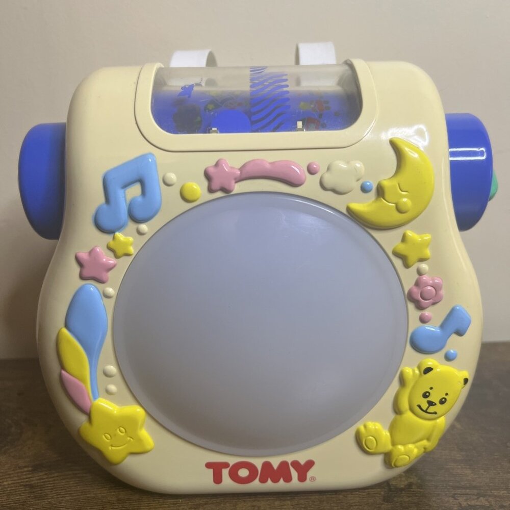 Tomy First Fun Lullaby Dream Show Windup Musical Night Light Retro Vintage 1990s